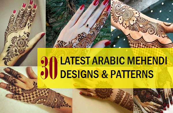 latest arabian mehndi designs for hands 2022