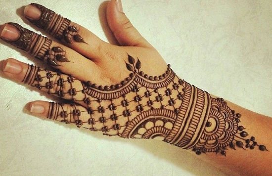 Dotted Bangle Arabic Mehndi Style