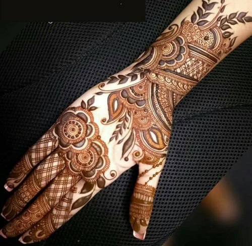 Bridal Arabic Mehndi Design