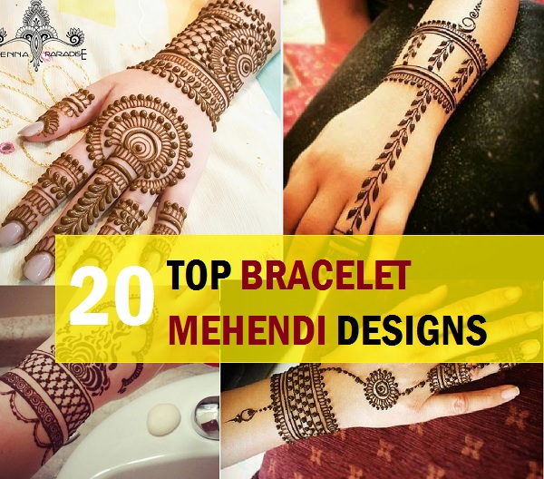 best bracelet mehendi designs
