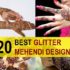 best glitter mehendi designs