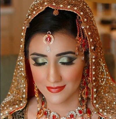 bridal mang tika designs 7