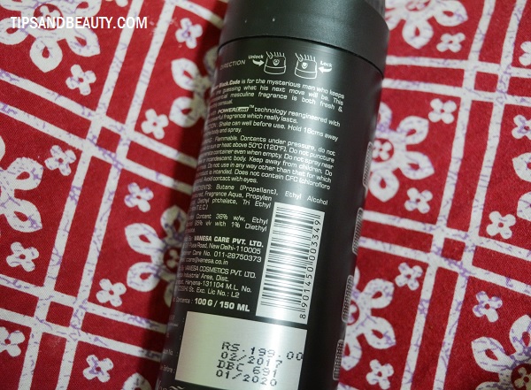 Denver Black Code Deodorant Review and Price