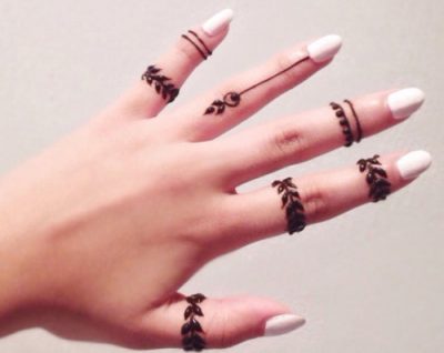 24 Latest Finger Mehendi Designs 21 For Wedding Karwa Chauth Eid