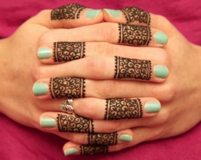 Mehndi Design Only For Fingers