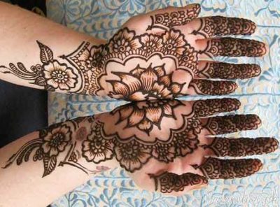 Elegant Rose Floral Mehndi