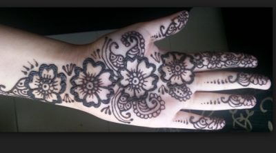 New Flower Mehndi Pattern