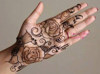 Cute Rose Flower Design for Hand