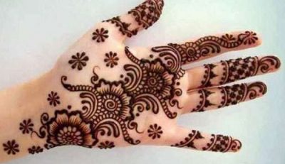 flower mehendi designs