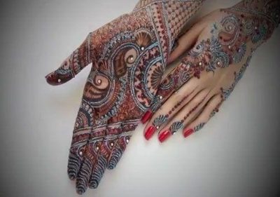 Pure Silver Glitter Mehndi