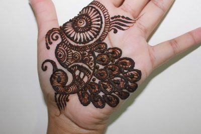 Mor Style Design Mehndi