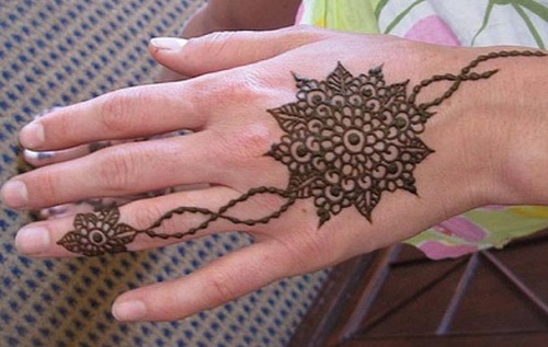 single line mehendi designs