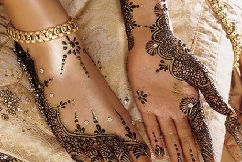Stone Studded Mehendi