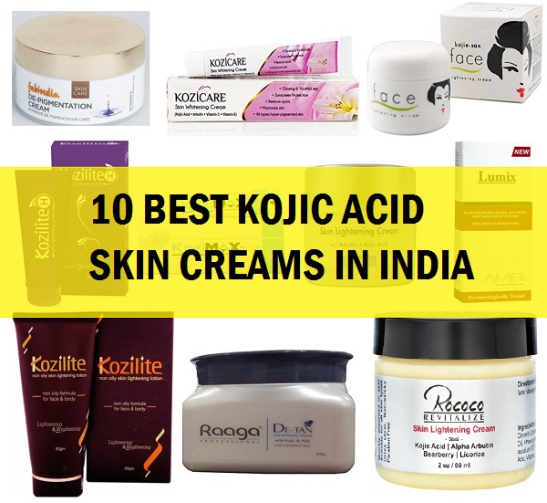 10 best kojic acid skin creams in India
