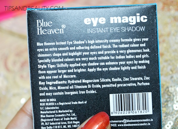 Blue Heaven Eye Magic Eye Shadow Review