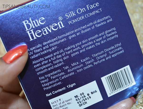 Blue heaven silk on compact powder 22