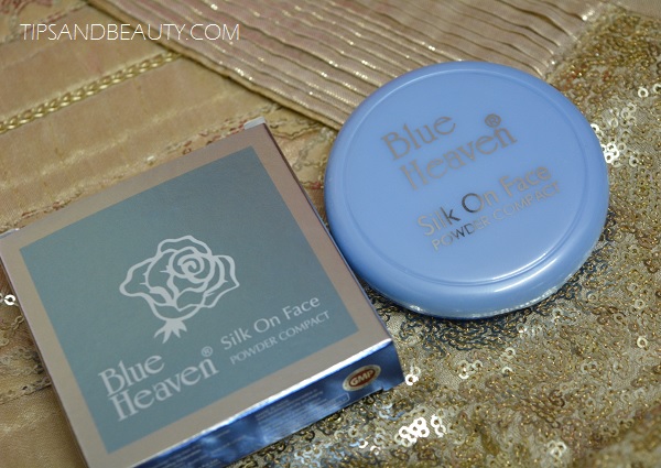 Blue heaven silk on compact powder review 8