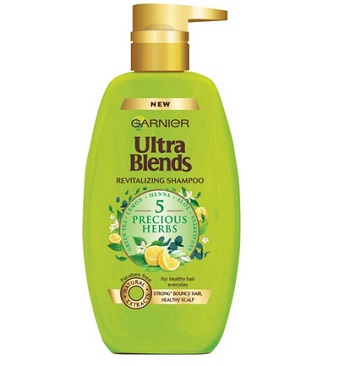 Garnier Ultra Blends 5 Precious Herbs Shampoo 