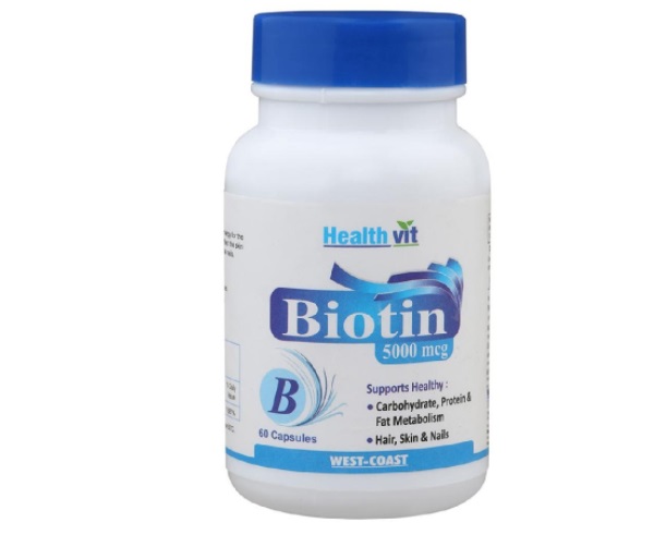 Healthvit Biotin Hair,Skin & Nails (5000 mcg)