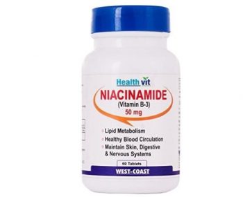 Healthvit Niacinamide Vitamin B3 50 mg