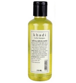 Khadi Herbal Herbal Saffron, Tulsi & Reetha Shampoo
