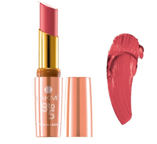 Lakme 9 to 5 Crease-less Creme Lipstick CP3 Coral Case