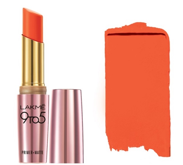 Lakme 9 to 5 Primer + Matte Lip Color - MR7 orange edge