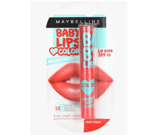 Maybelline New York Bright Out Loud Baby Lips Vivid Peach