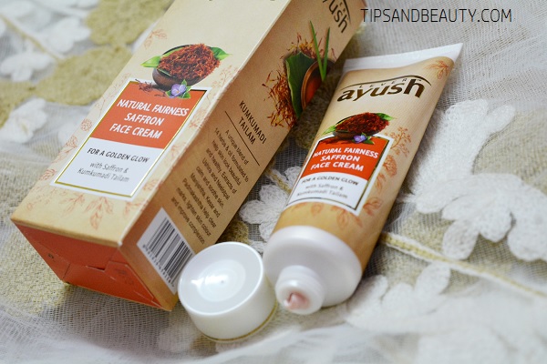 Ayush natural fairness saffron face cream