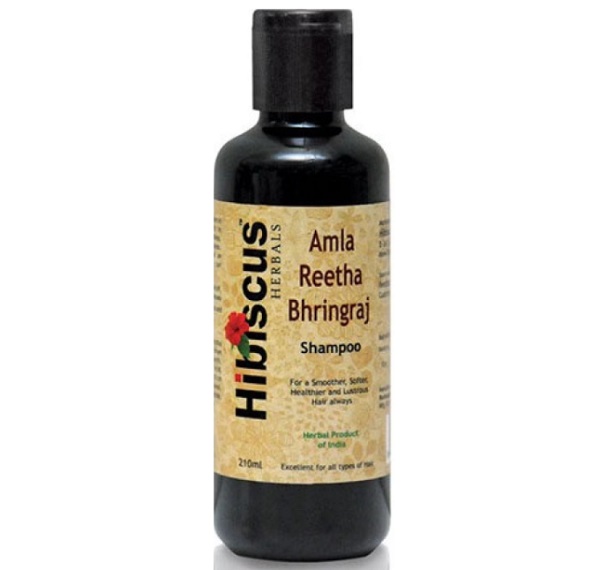 Hibiscus Herbals Saffron and Reetha Shampoo