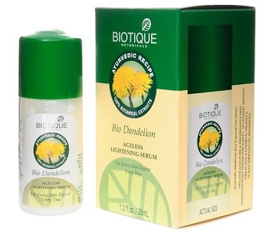 Biotique Bio Dandelion Ageless Lightening Serum