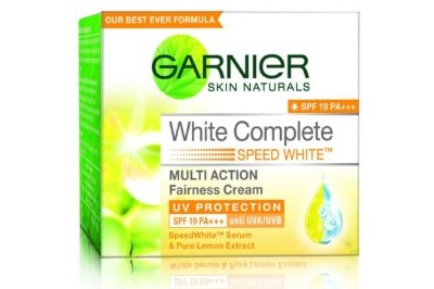 Garnier white complete speed white cream