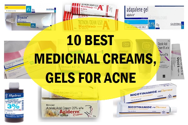 best topical medicinal creams gels for acne