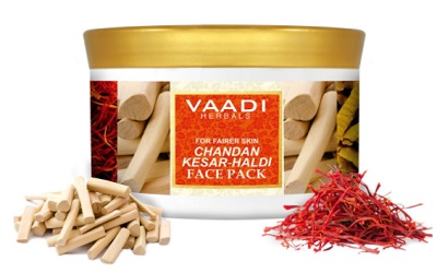 Vaadi Herbals Chandan Kesar and Haldi Face Pack