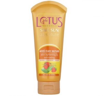 Lotus Herbals Safe Sun Absolute Anti Tan Scrub 