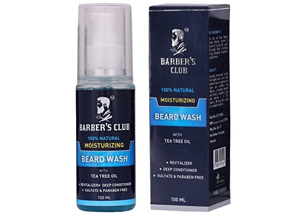 Barber's Club Moisturizing Beard Wash with Tea Tree Oil