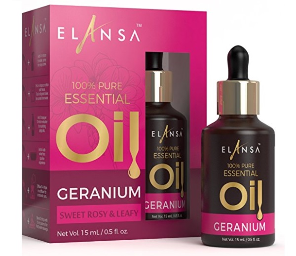 Elansa 100% Pure Geranium Essential Oil