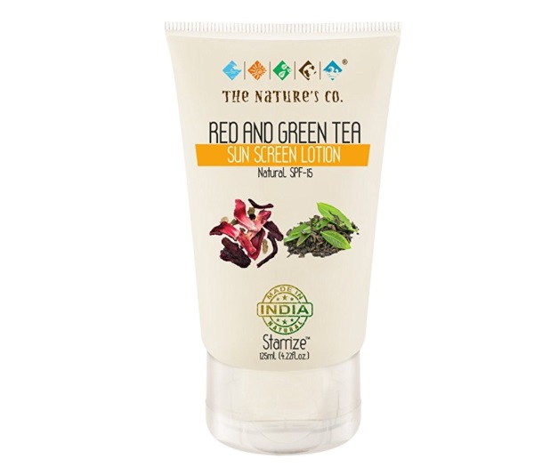 The Nature’s Co Red and Green Tea Sunscreen