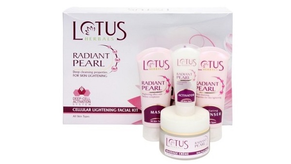 lotus Radiant Pearl Cellular Lightening Facial Kit