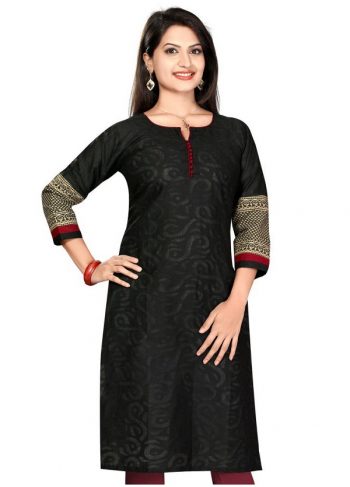 Stylish Black Kurta for Office