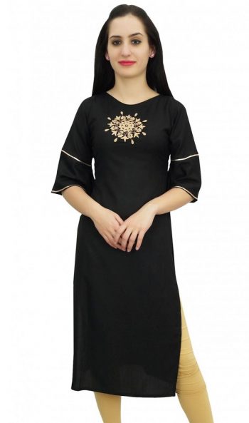 Buy Stylish Black Kurtis & Suit Sets Collection At Best Prices Online