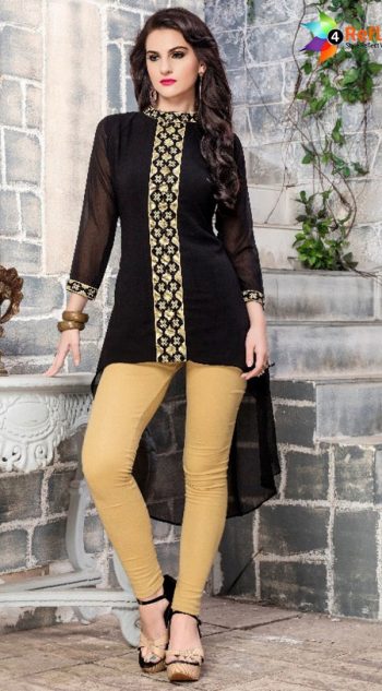 black kurta design for girl