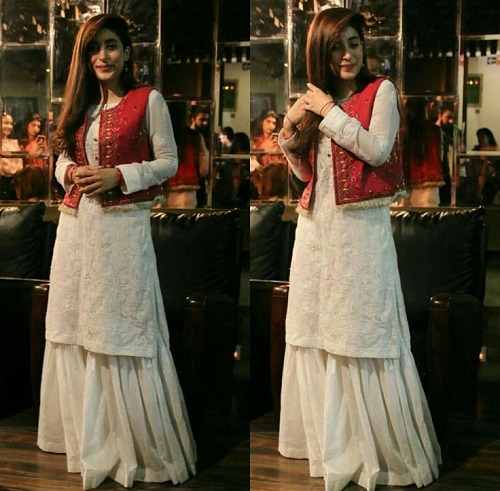 jacketed kurti and shahara