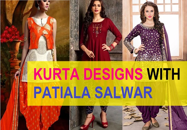 latest kurta designs with patiala salwar