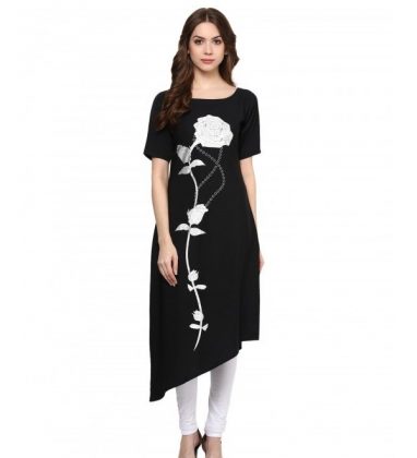 black kurti tops