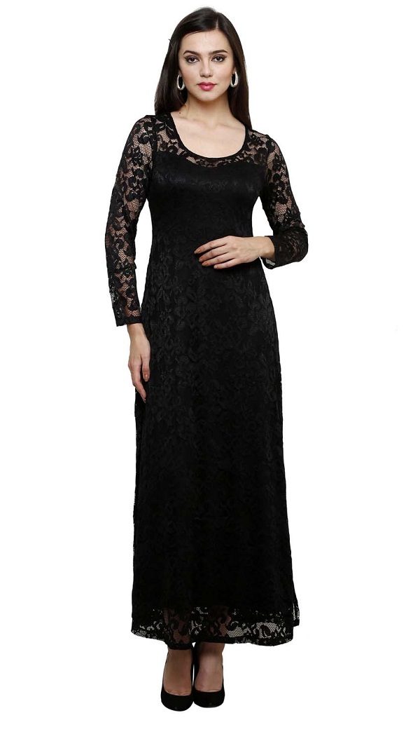 black net kurtis