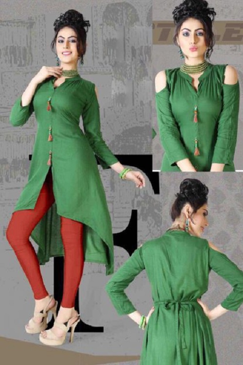 cold shoulder kurta for women 4