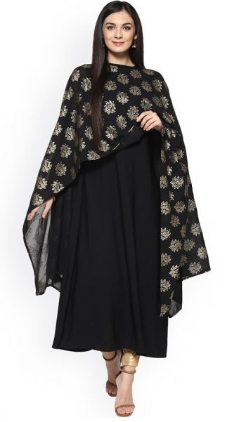 Floral Print Dupatta kurta