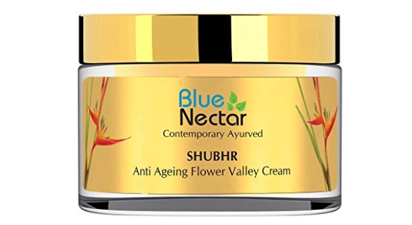 Blue Nectar Anti Ageing Flower Valley Face Cream for Oily Skin