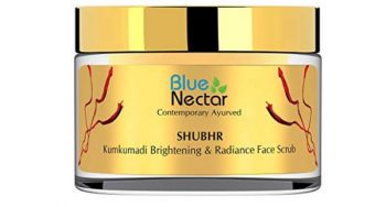 Blue Nectar Ayurvedic Kumkumadi Brightening Face and Anti Ageing Scrub